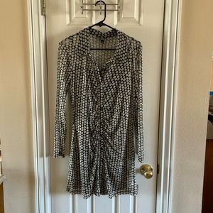 Sheer Wild Fable dress with black slip liner. Size M. NWOT.